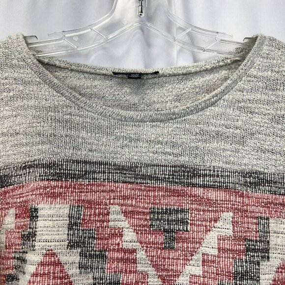 American Eagle Womens Round Neck Multicolor Aztec Print Sweater Size XS - Picture 3 of 8
